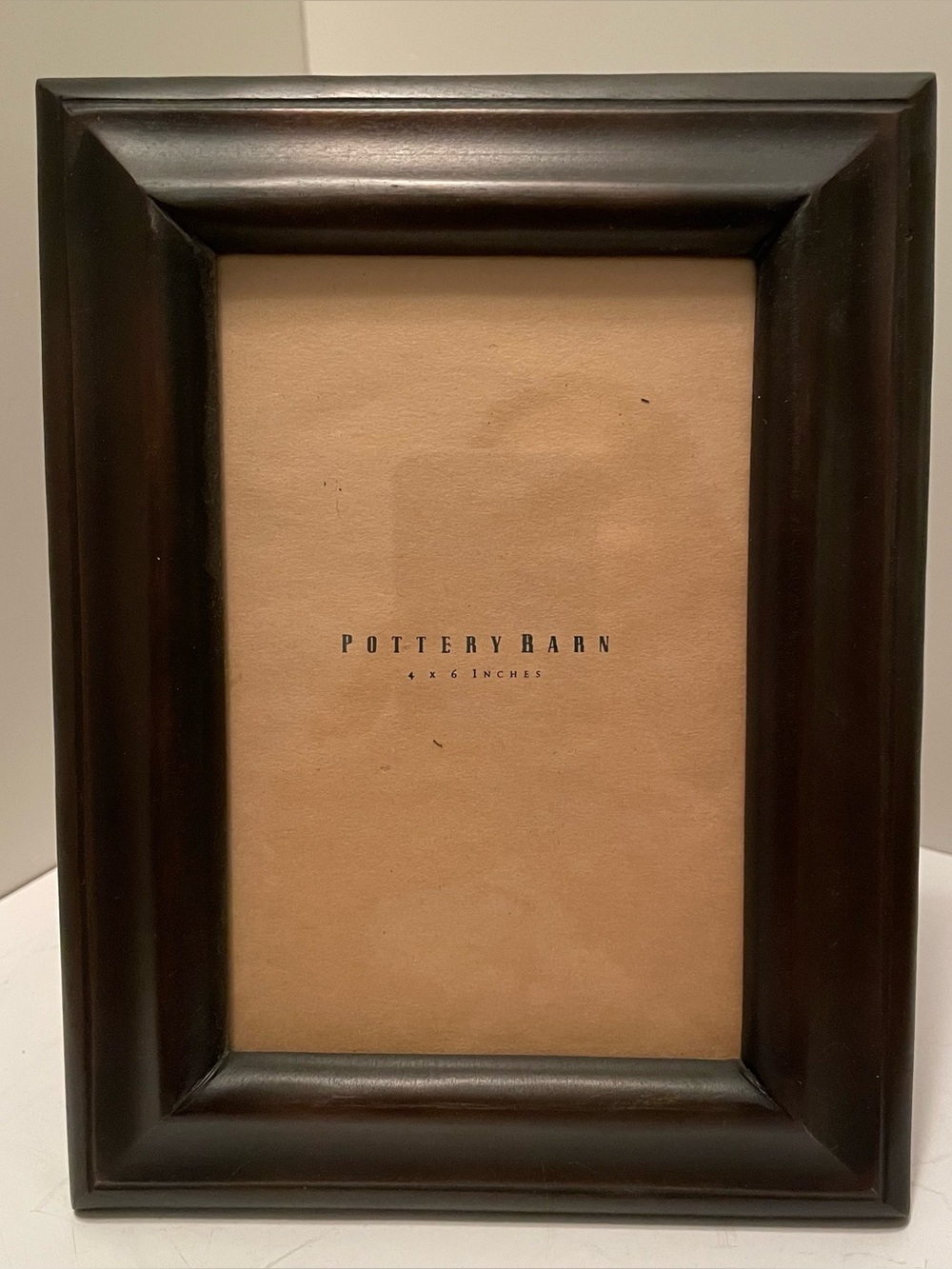 Vintage Pottery Barn Rubbed Bronze Metal Photo Frame 4x6 Vertical Or Horizontal